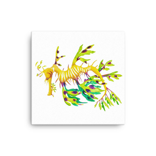Seadragon Watercolor Canvas - Image 6