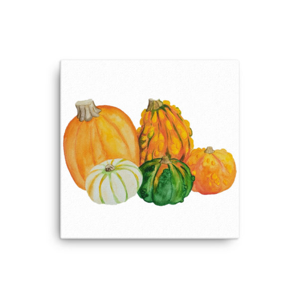 Gourds 2 Watercolor Canvas - Image 6