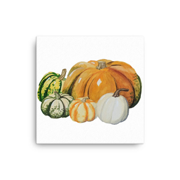 Gourds Watercolor Canvas - Image 7