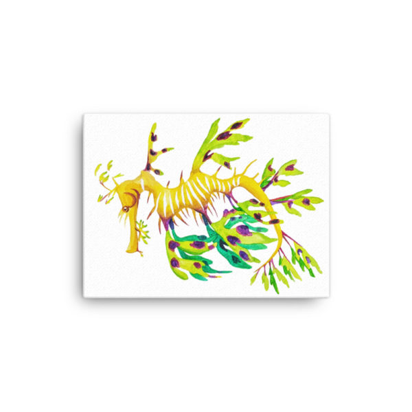 Seadragon Watercolor Canvas - Image 7