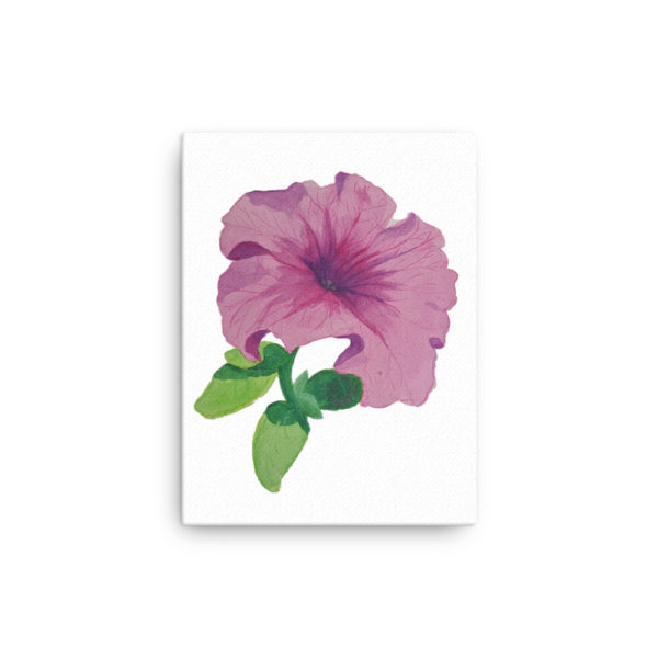 Petunia Watercolor Canvas - Image 6
