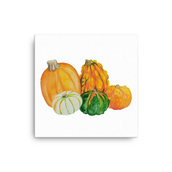 Gourds 2 Watercolor Canvas - Image 5