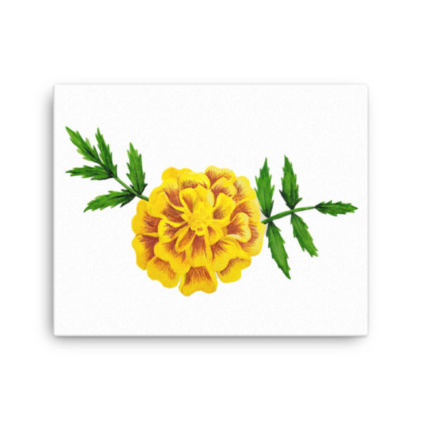 Marigold Watercolor Canvas - Image 3