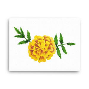 Marigold Watercolor Canvas