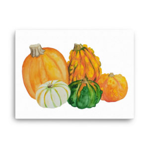 Gourds 2 Watercolor Canvas