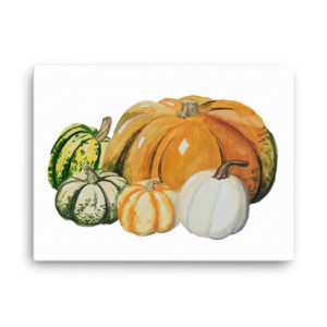 Gourds Watercolor Canvas