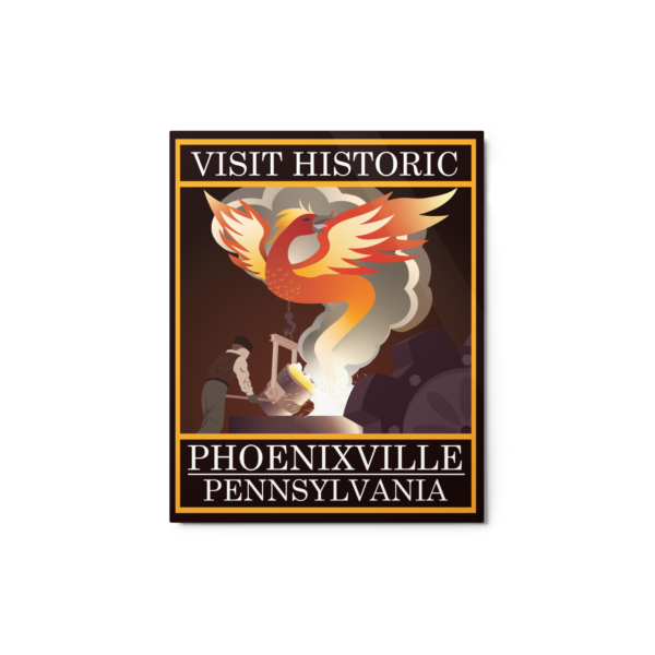 Historic Phoenixville Metal Print 8" x 10"