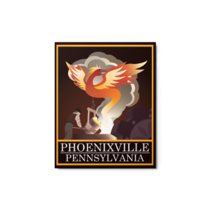 Phoenixville Poster Metal Poster 8" X 10"