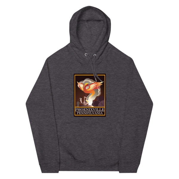 Phoenixville Unisex eco raglan hoodie - Image 2